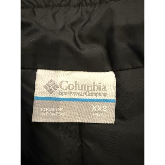 Columbia Kids Black Ski Bib Suspender Overall SnowPants Omni Tech XXS 4-5 XY0098 - Picture 6 of 11